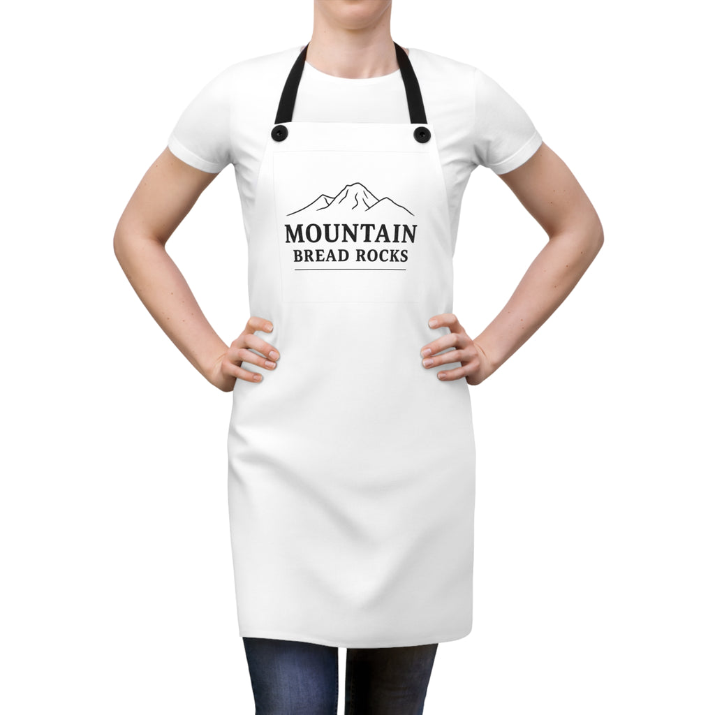Mountain Bread Rocks Apron — Bakers' Mountain Logo Cooking Apron