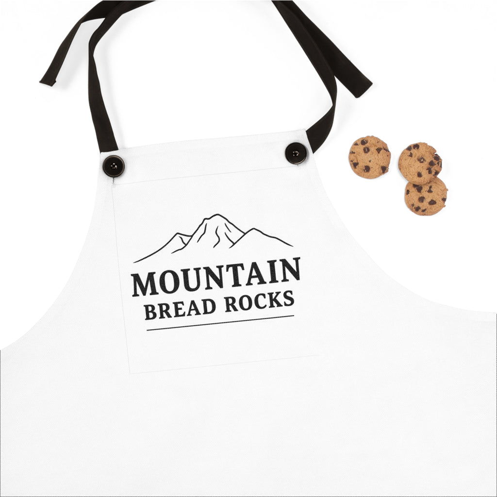 Mountain Bread Rocks Apron — Bakers' Mountain Logo Cooking Apron