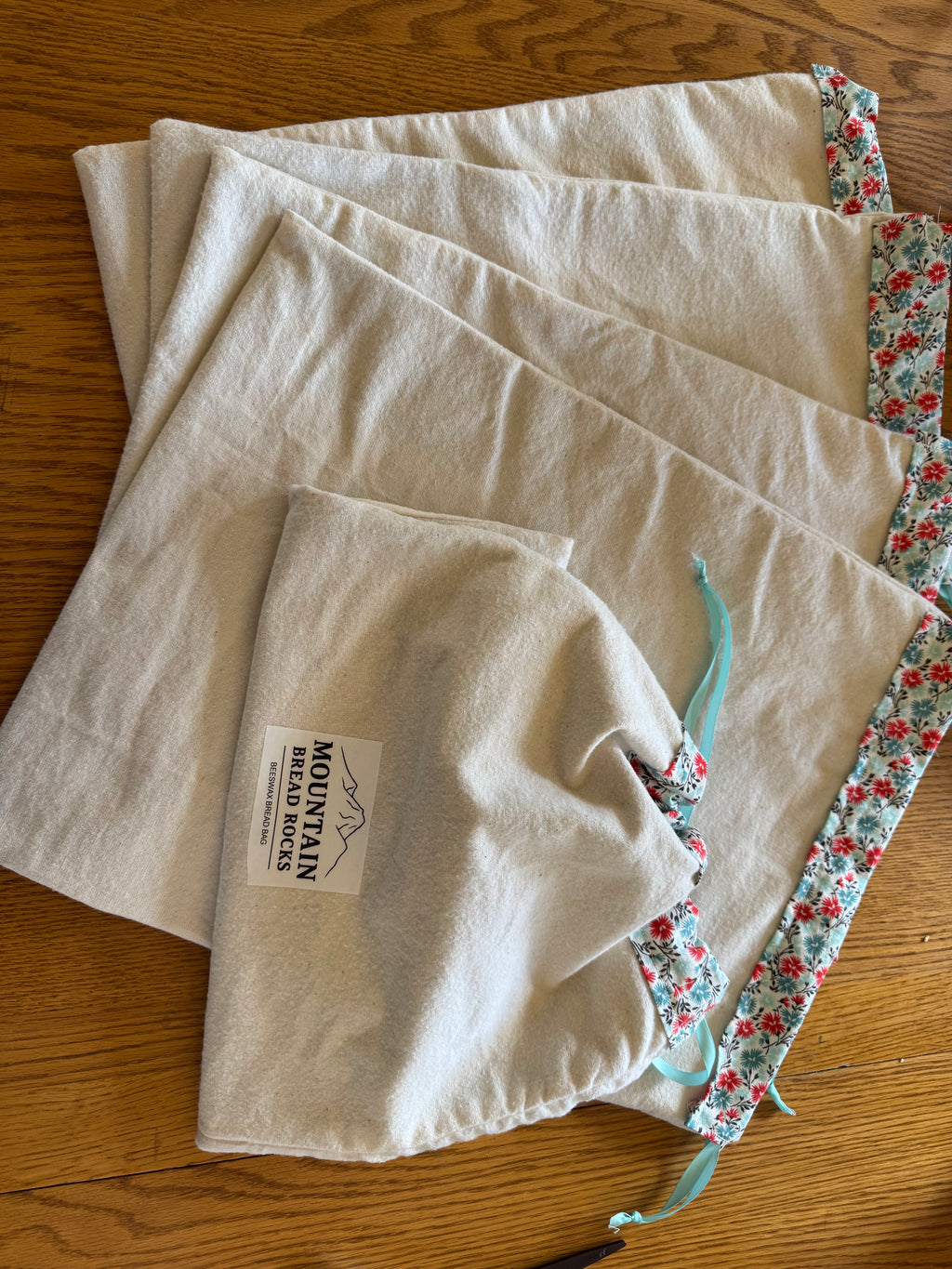 Handmade Beeswax Breadbags